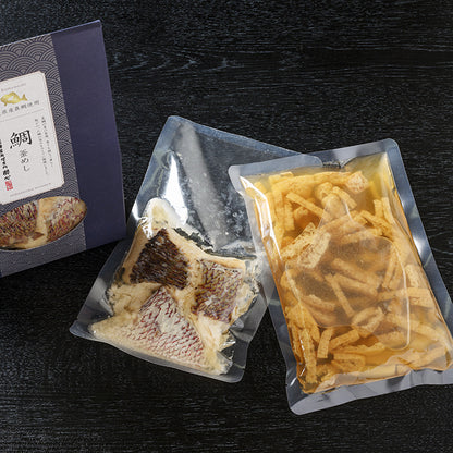 Hiroshima Cuisine Specialty Restaurant Suishin 酔心 - Kamameshi no Moto Gift Set of 2 (Sea Bream & Oyster)