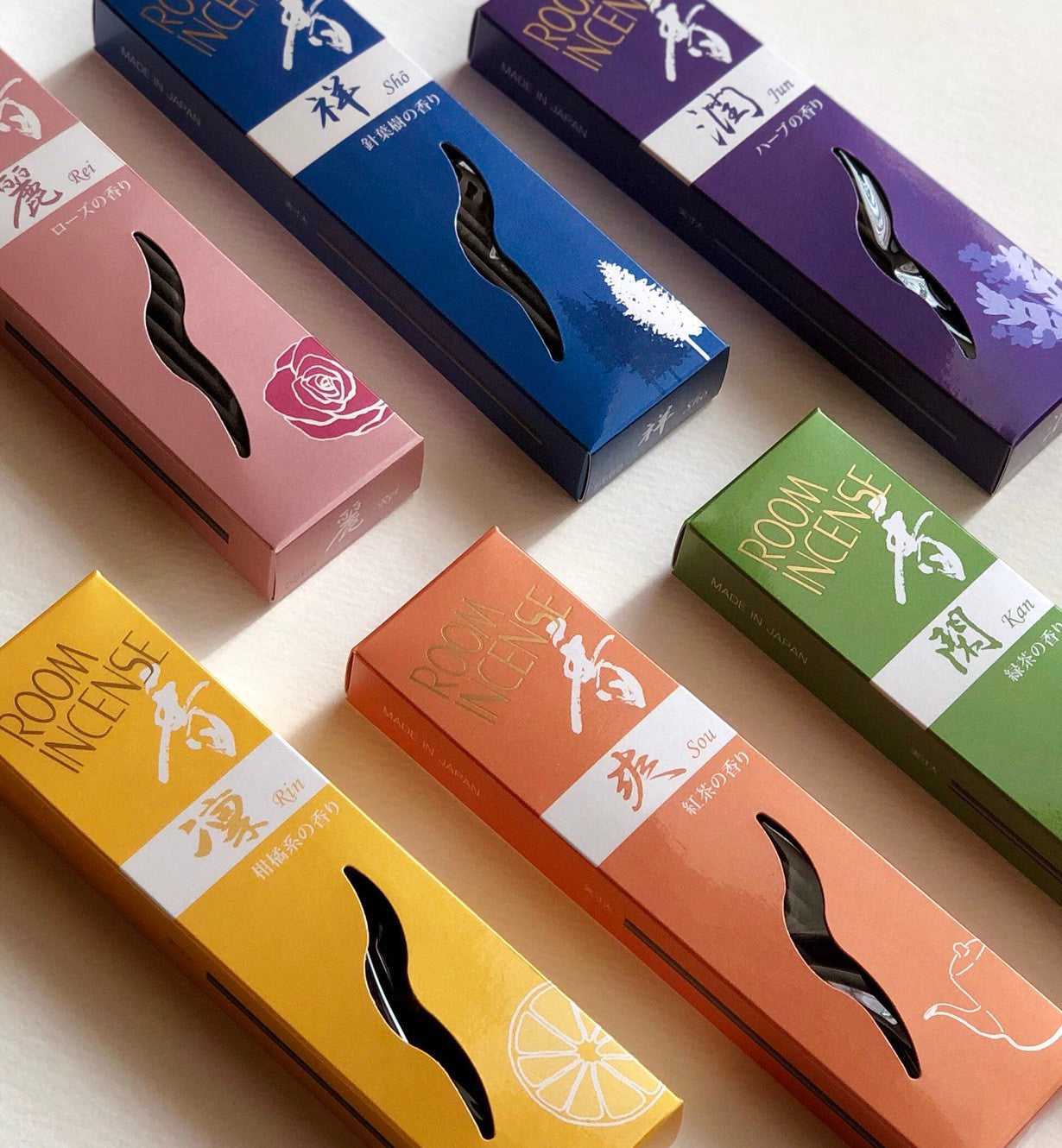 GYOKUSHODO 玉初堂 ROOM INCENSE Precious SCENT 3 Varieties Set with Gift Box / Made in Osaka Japan