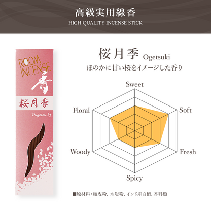 玉初堂　ROOM　INCENSE 香　桜月季