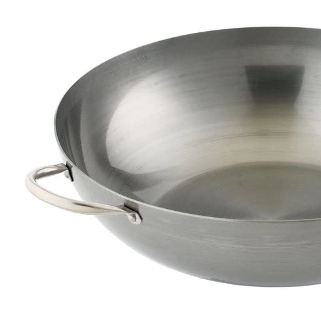 藤田金属 FUJITA KINZOKU BAUM Iron Stir-Frying Pot Wok 28cm / Collaboration of Japan x Germany [Direct from Japan]